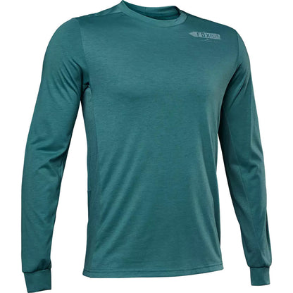 Polera Bicicleta Manga Larga Ranger Drirelease® Verde Fox polera bicicleta fox mtb