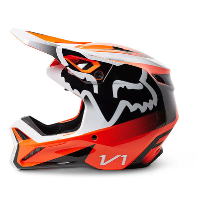 Casco Moto V1 Leed Naranjo Fox | Casco Moto Fox casco fox racing motocross mtb