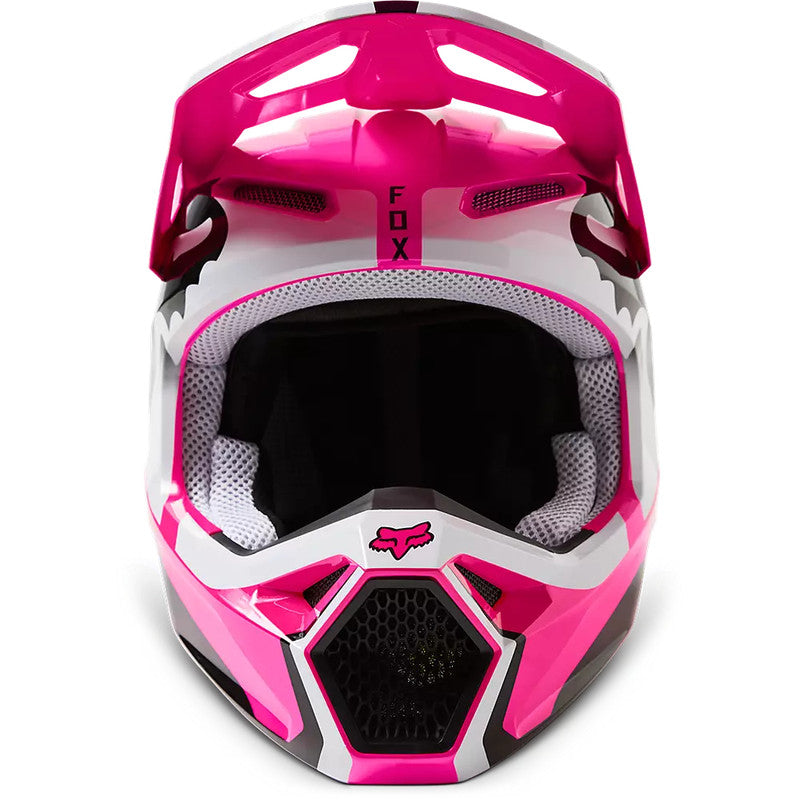 Casco Moto V1 Leed Rosado Fox | Casco Moto Fox casco fox racing motocross mtb