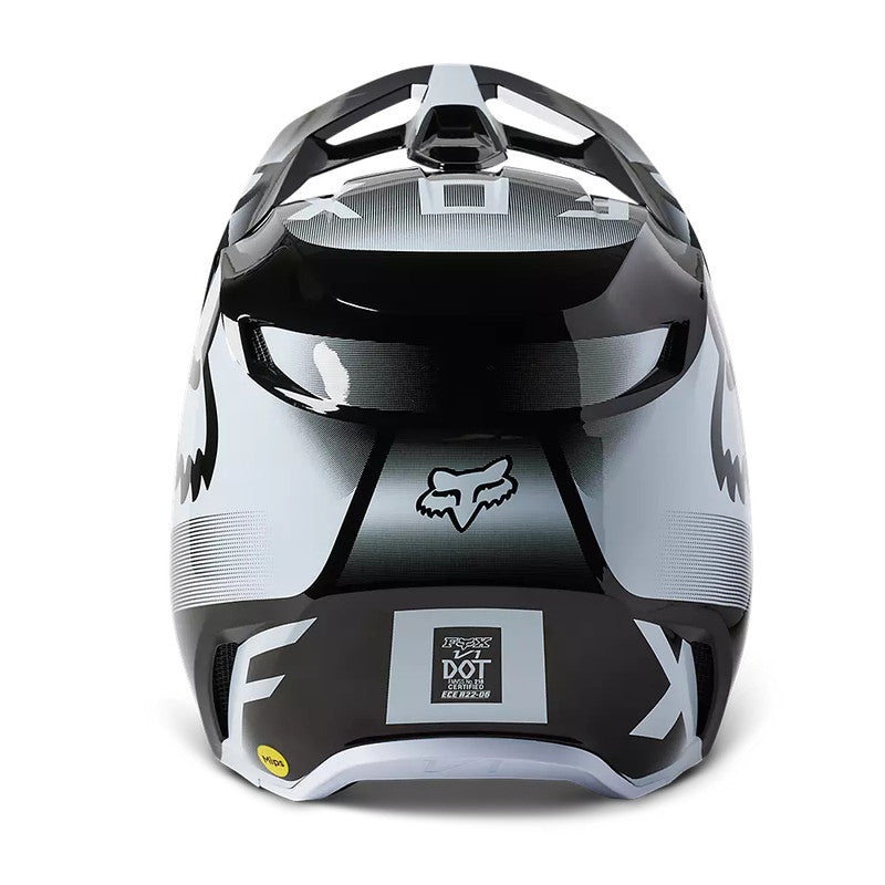 Casco Moto Niño V1 Leed Blanco/Negro Fox | Casco Moto Fox casco fox racing motocross mtb