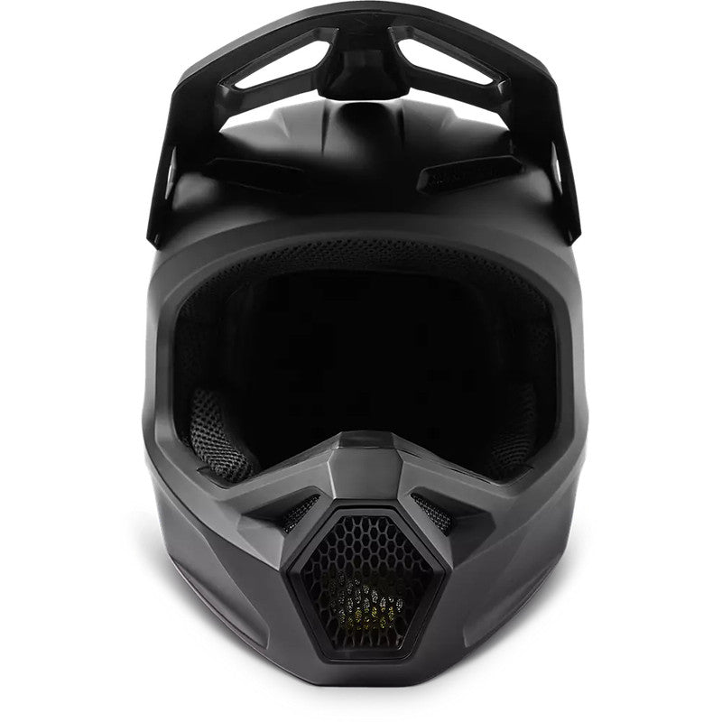 Casco Moto V1 Solid Negro Mate Fox | Casco Moto Fox casco fox racing motocross mtb