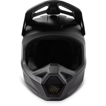 Casco Moto V1 Solid Negro Mate Fox | Casco Moto Fox casco fox racing motocross mtb