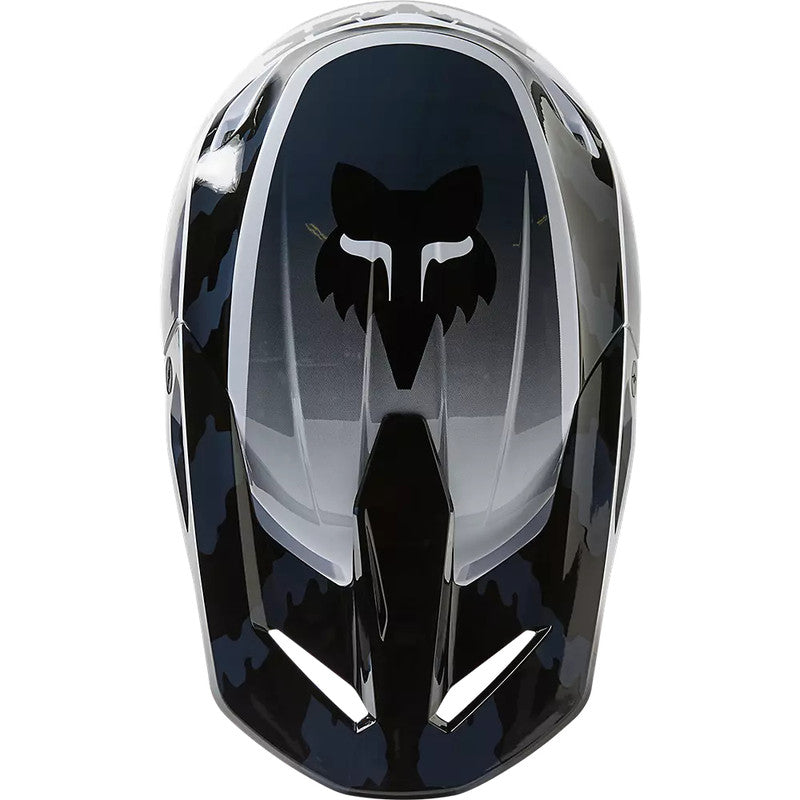 Casco Moto V1 Nuklr Negro/Blanco Fox | Casco Moto Fox casco fox racing motocross mtb