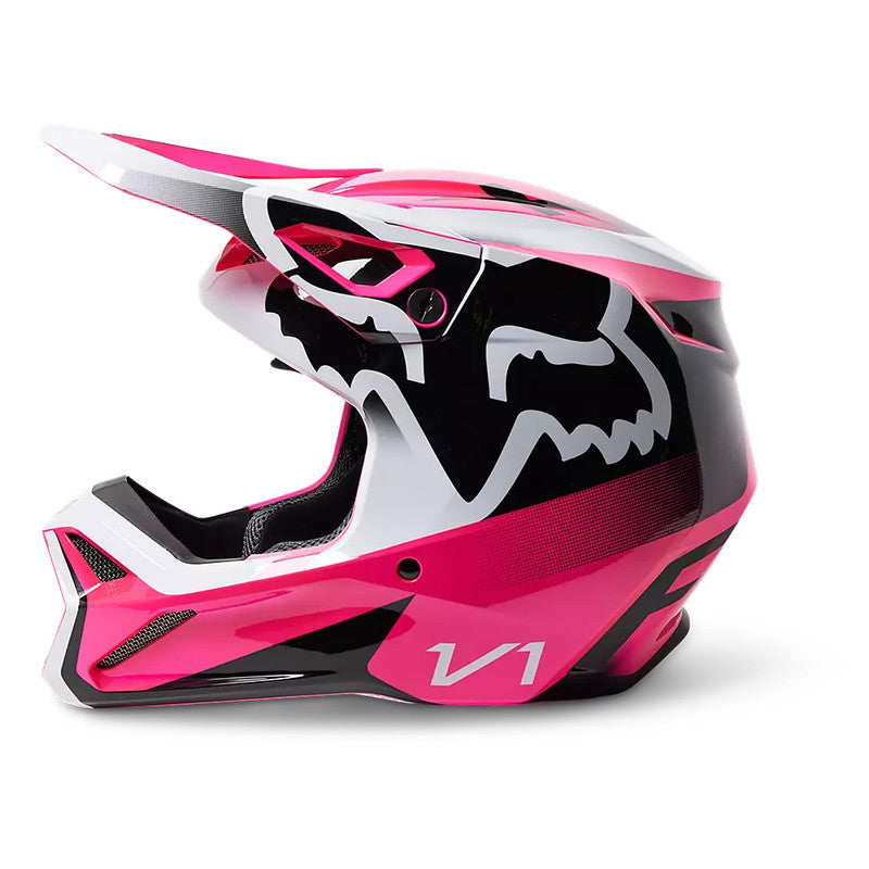 Casco Moto V1 Leed Rosado Fox | Casco Moto Fox casco fox racing motocross mtb
