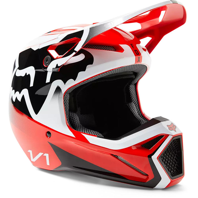 Casco Moto V1 Leed Rojo Fox | Casco Moto Fox casco fox racing motocross mtb