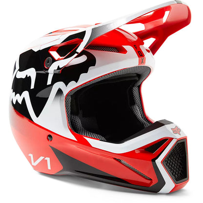 Casco Moto V1 Leed Rojo Fox | Casco Moto Fox casco fox racing motocross mtb