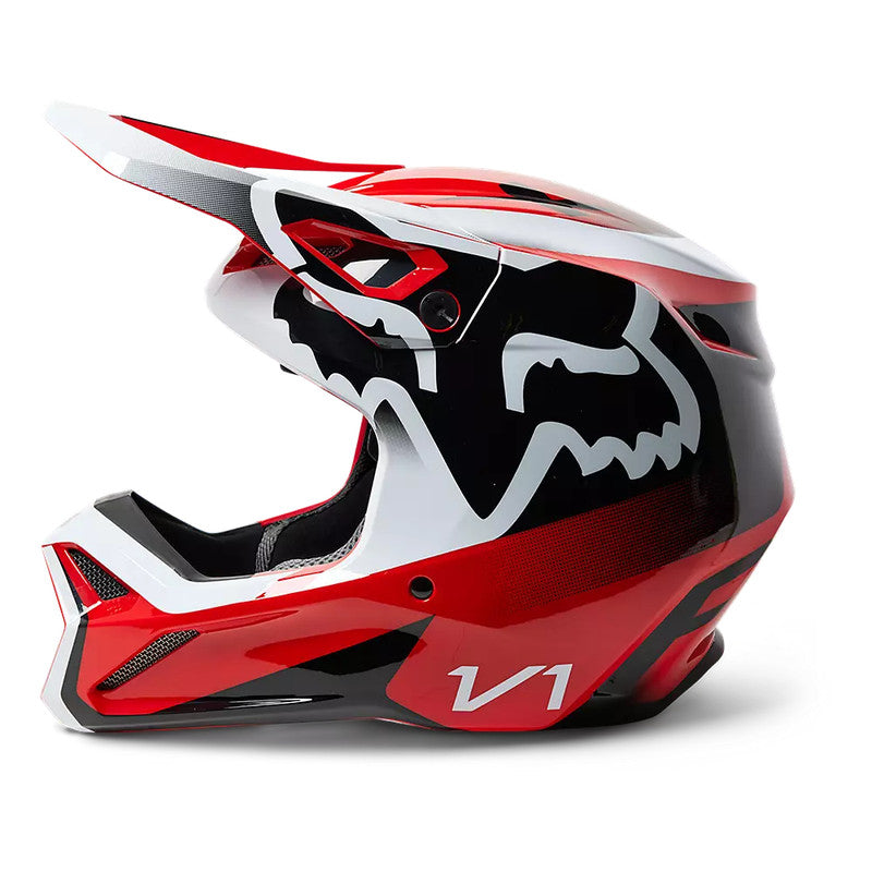Casco Moto V1 Leed Rojo Fox | Casco Moto Fox casco fox racing motocross mtb