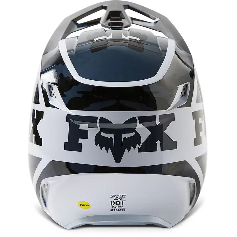 Casco Moto V1 Nuklr Negro/Blanco Fox | Casco Moto Fox casco fox racing motocross mtb