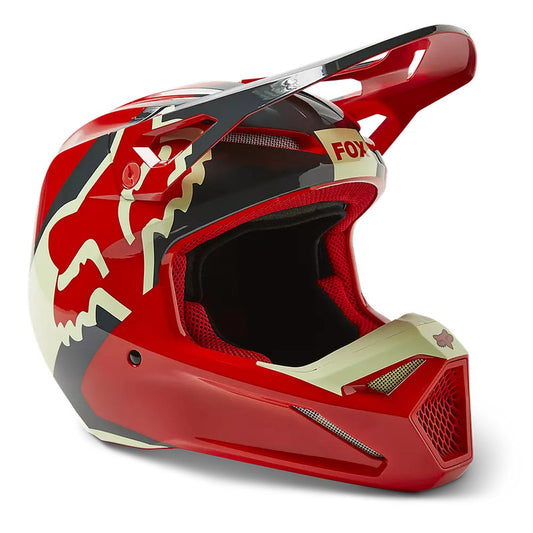 Casco Moto V1 Xpozr Rojo Fox | Casco Moto Fox casco fox racing motocross mtb