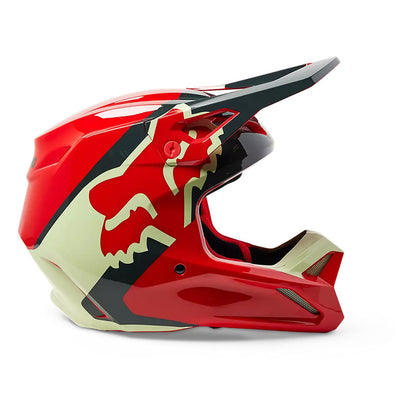 Casco Moto V1 Xpozr Rojo Fox | Casco Moto Fox casco fox racing motocross mtb