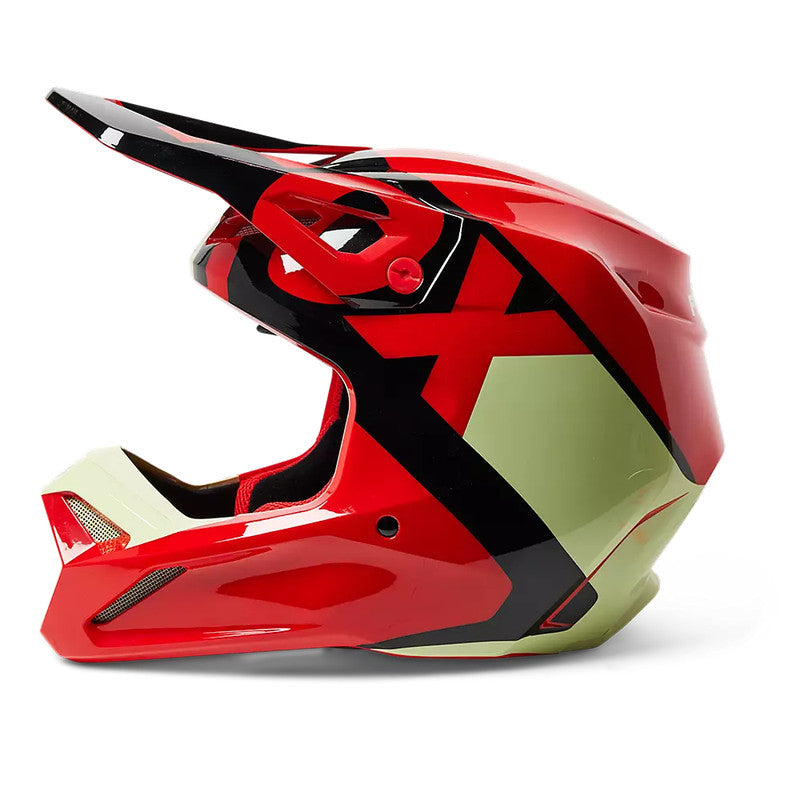 Casco Moto V1 Xpozr Rojo Fox | Casco Moto Fox casco fox racing motocross mtb