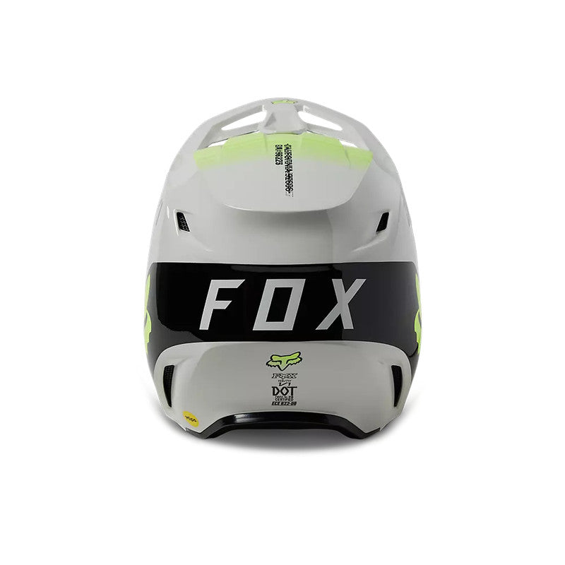 Casco Moto Niño V1 Toxsyk Gris/Amarillo Fox | Casco Moto Fox casco fox racing motocross mtb