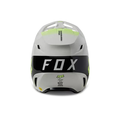 Casco Moto Niño V1 Toxsyk Gris/Amarillo Fox | Casco Moto Fox casco fox racing motocross mtb