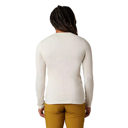 Polera Bicicleta Mujer Manga Larga Ranger Drirelease® Blanco Fox