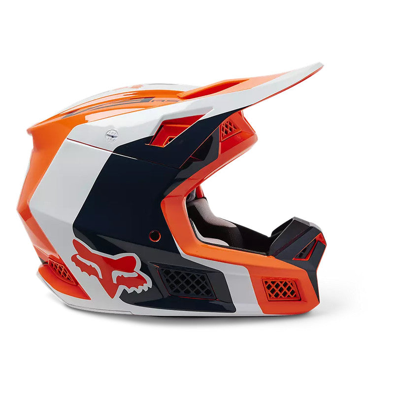 Casco Moto V3 RS Efekt Naranjo/Negro Fox | Casco Moto Fox casco fox racing motocross mtb