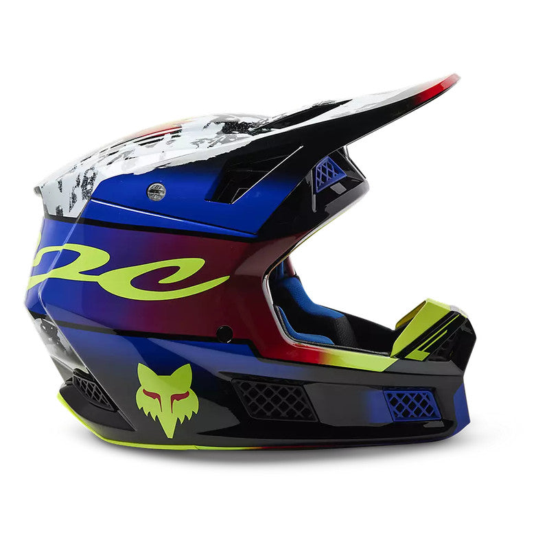 Casco Moto V3 RS Dkay Multicolor Fox | Casco Moto Fox casco fox racing motocross mtb