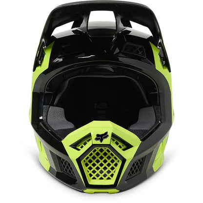 Casco Moto V3 RS Efekt Amarillo/Negro Fox | Casco Moto Fox casco fox racing motocross mtb