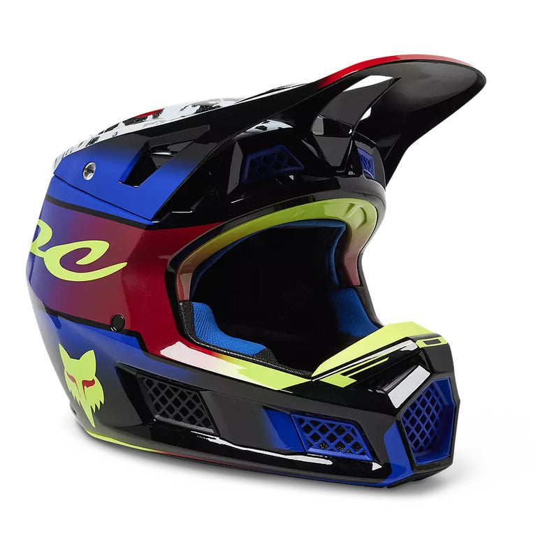 Casco Moto V3 RS Dkay Multicolor Fox | Casco Moto Fox casco fox racing motocross mtb