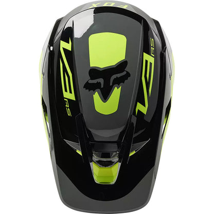 Casco Moto V3 RS Efekt Amarillo/Negro Fox | Casco Moto Fox casco fox racing motocross mtb