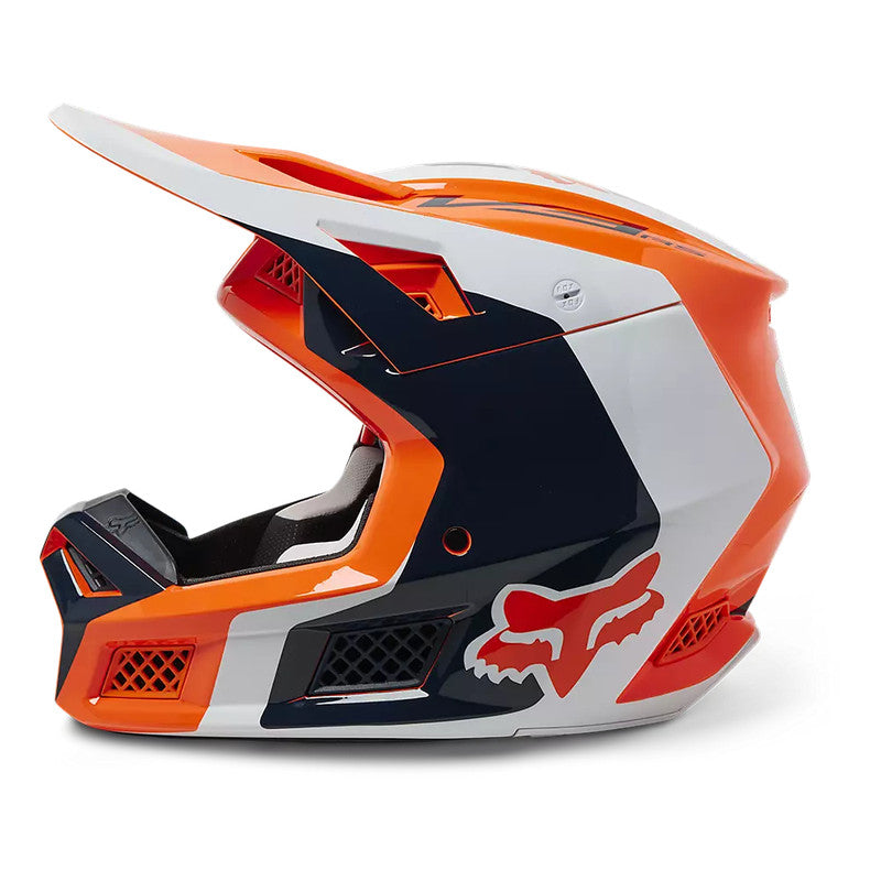 Casco Moto V3 RS Efekt Naranjo/Negro Fox | Casco Moto Fox casco fox racing motocross mtb
