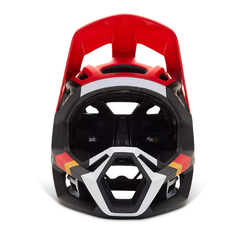 Casco Bicicleta Proframe RS Clyzo Rojo/Blanco/Negro Fox | Casco MTB Fox casco fox racing motocross mtb