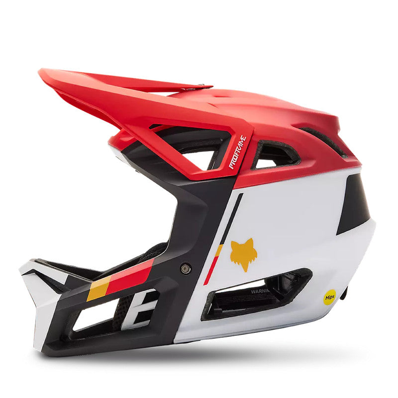 Casco Bicicleta Proframe RS Clyzo Rojo/Blanco/Negro Fox | Casco MTB Fox casco fox racing motocross mtb
