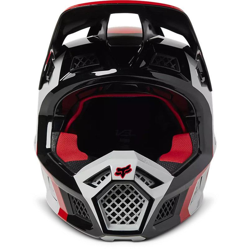 Casco Moto V3 RS Efekt Rojo/Blanco/Negro Fox | Casco Moto Fox casco fox racing motocross mtb