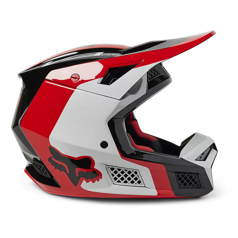 Casco Moto V3 RS Efekt Rojo/Blanco/Negro Fox | Casco Moto Fox casco fox racing motocross mtb