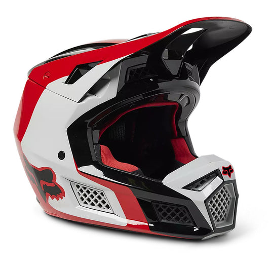 Casco Moto V3 RS Efekt Rojo/Blanco/Negro Fox | Casco Moto Fox casco fox racing motocross mtb