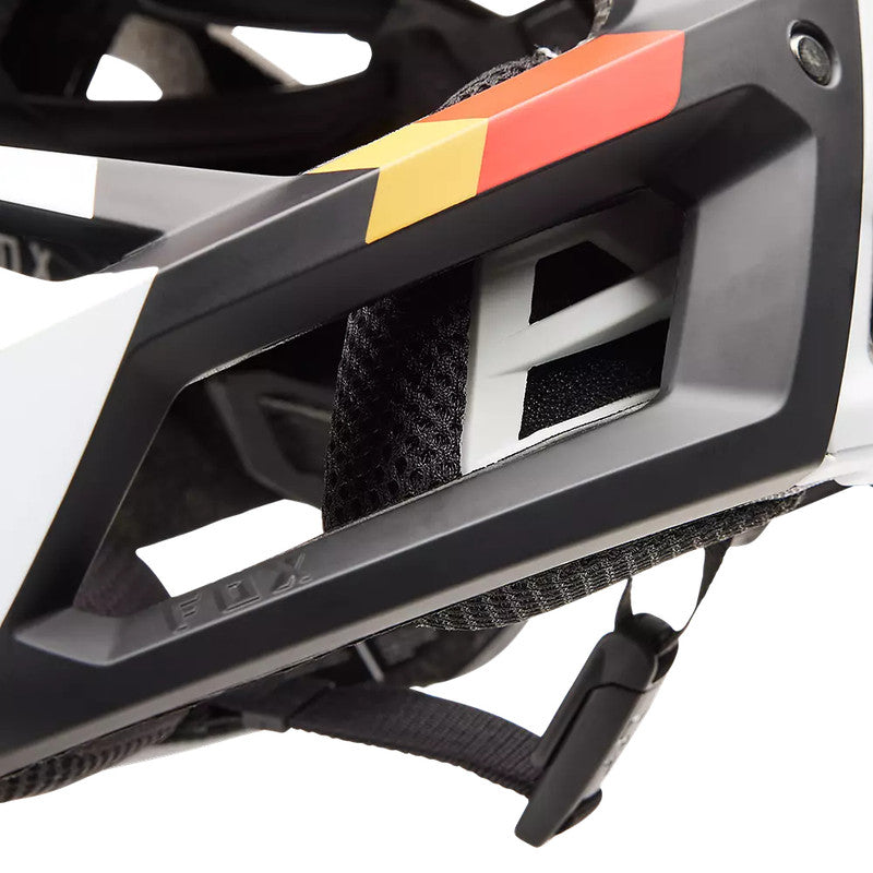 Casco Bicicleta Proframe RS Clyzo Rojo/Blanco/Negro Fox | Casco MTB Fox casco fox racing motocross mtb