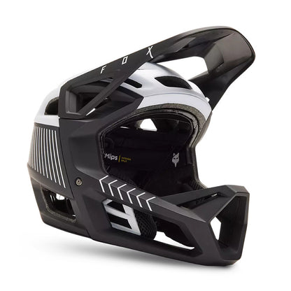 Casco Bicicleta Proframe RS Mash Negro/Blanco Fox | Casco MTB Fox casco fox racing motocross mtb