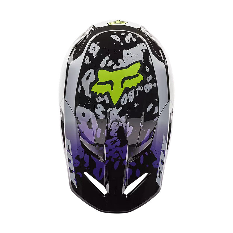 Casco Moto V1 Morphic Negro/Blanco Fox | Casco Moto Fox casco fox racing motocross mtb