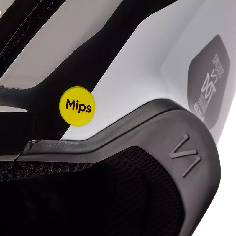 Casco Moto V1 Morphic Negro/Blanco Fox | Casco Moto Fox casco fox racing motocross mtb