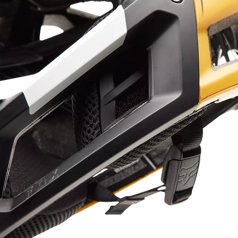 Casco Bicicleta Proframe RS Racik Blanco/Amarillo Fox | Casco MTB Fox casco fox racing motocross mtb