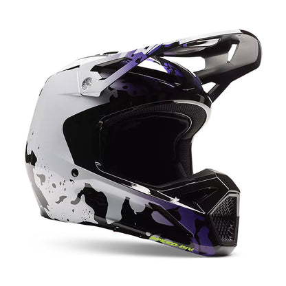 Casco Moto V1 Morphic Negro/Blanco Fox | Casco Moto Fox casco fox racing motocross mtb
