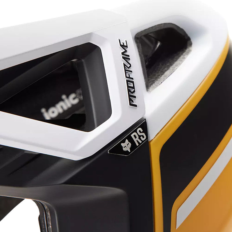 Casco Bicicleta Proframe RS Racik Blanco/Amarillo Fox | Casco MTB Fox casco fox racing motocross mtb