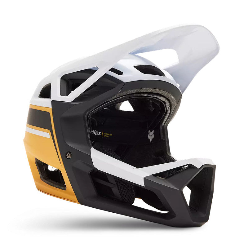 Casco Bicicleta Proframe RS Racik Blanco/Amarillo Fox | Casco MTB Fox casco fox racing motocross mtb