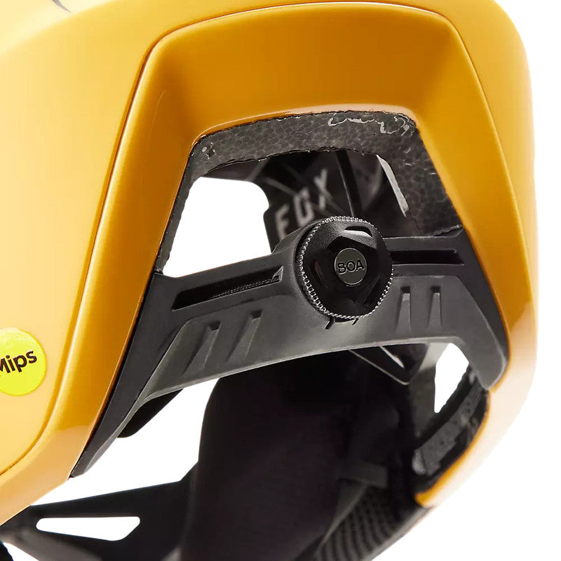 Casco Bicicleta Proframe RS Racik Blanco/Amarillo Fox | Casco MTB Fox casco fox racing motocross mtb