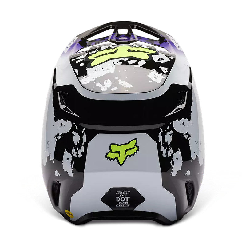 Casco Moto V1 Morphic Negro/Blanco Fox | Casco Moto Fox casco fox racing motocross mtb