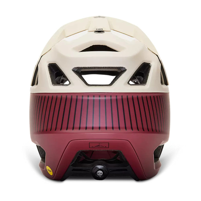 Casco Bicicleta Proframe RS Mash Blanco/Burdeo Fox | Casco MTB Fox casco fox racing motocross mtb
