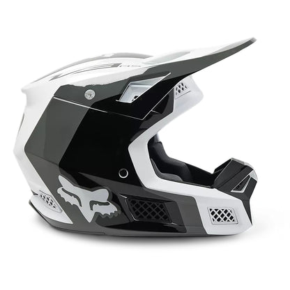 Casco Moto V3 RS Efekt Negro/Blanco Fox | Casco Moto Fox casco fox racing motocross mtb