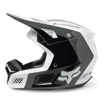 Casco Moto V3 RS Efekt Negro/Blanco Fox | Casco Moto Fox casco fox racing motocross mtb