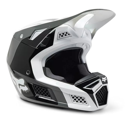 Casco Moto V3 RS Efekt Negro/Blanco Fox | Casco Moto Fox casco fox racing motocross mtb