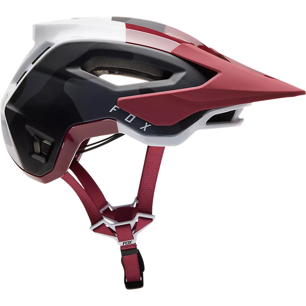 Casco Bicicleta Speedframe Pro Camo Negro/Burdeo Fox | Casco MTB Fox casco fox racing motocross mtb