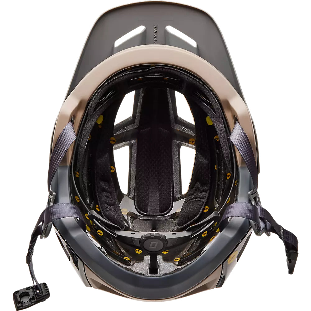 Casco Bicicleta Speedframe Pro Klif Café/Gris Fox | Casco MTB Fox casco fox racing motocross mtb