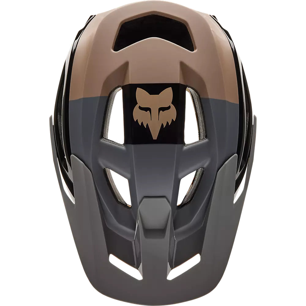 Casco Bicicleta Speedframe Pro Klif Café/Gris Fox | Casco MTB Fox casco fox racing motocross mtb