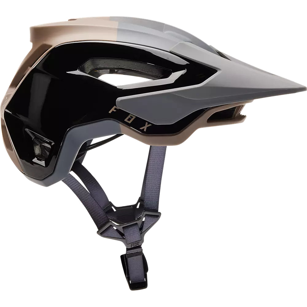 Casco Bicicleta Speedframe Pro Klif Café/Gris Fox | Casco MTB Fox casco fox racing motocross mtb