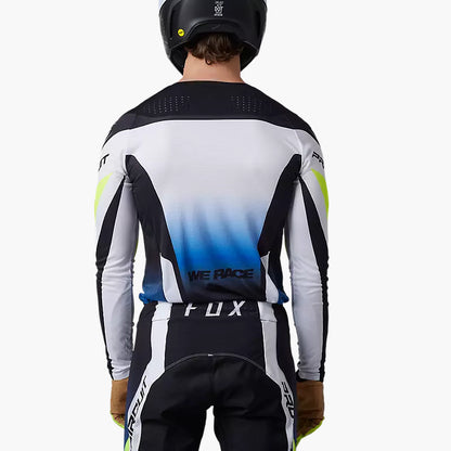 Polera Moto Flexair Pro Circuit Foyl Negro/Blanco Fox polera moto fox motocross