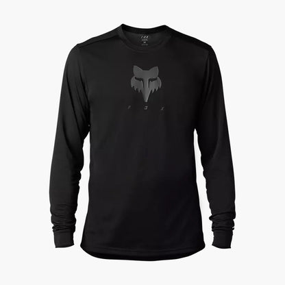 Polera Bicicleta Ranger Trudi™ Manga Larga Negro Fox polera bicicleta fox mtb