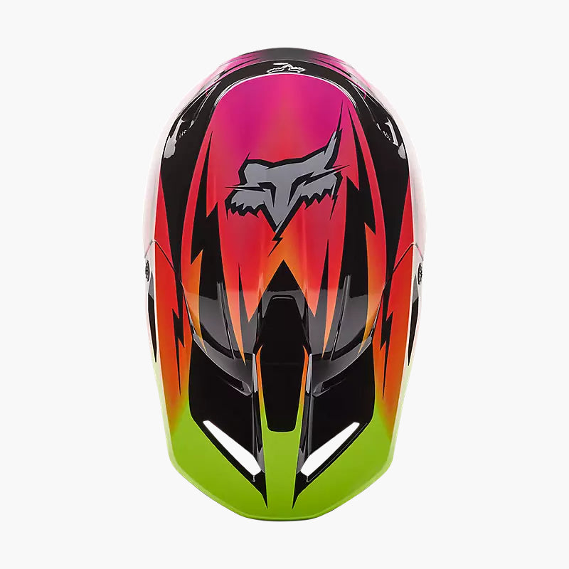 Casco Moto V1 Statk Rojo/Rosado Fox | Casco Moto Fox casco fox racing motocross mtb